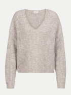 Herrlicher Strickpullover Lini Cropped 363-beige mel bei Robert Ley