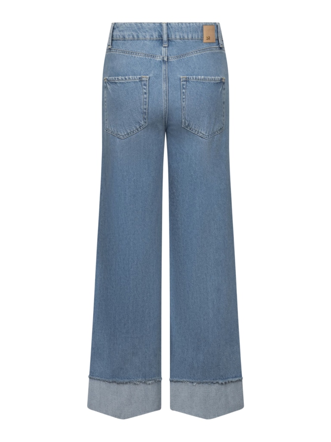 Raffaello Rossi Wide-Leg Jeans Sventy Turn Up bei Robert Ley
