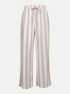 ESTELOU Gestreifte Hose mit weitem Bein light rosy/ beige bei Robert Ley