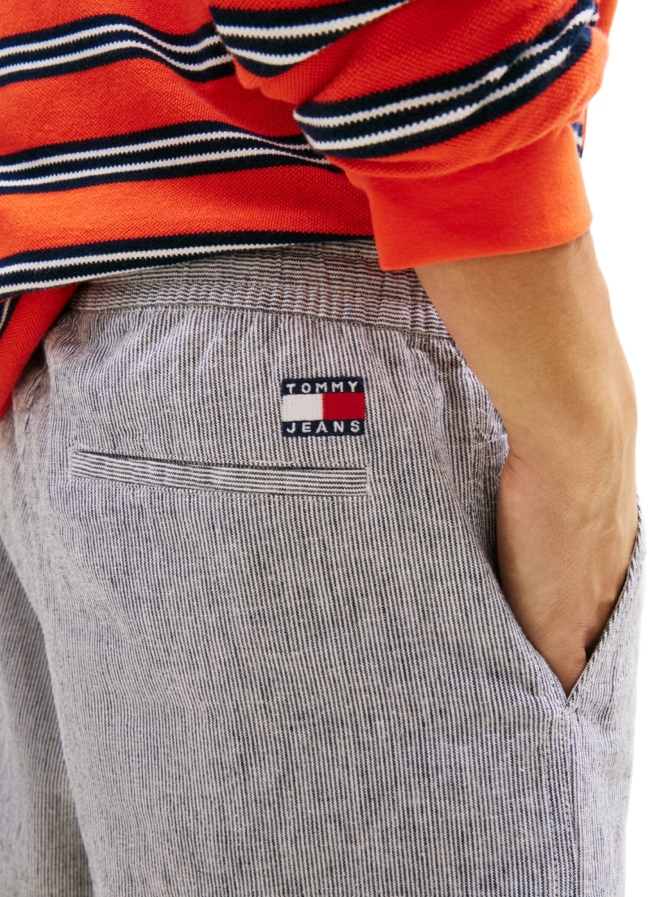 Tommy Jeans Relaxed-Fit Shorts aus Leinen-Mix bei Robert Ley