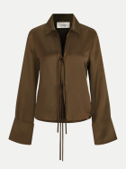 Ladneri Blouse Bow chocolate bei Robert Ley
