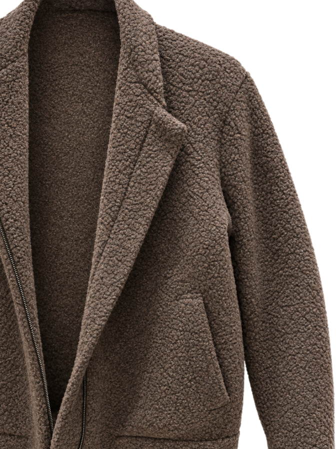 Harris Wharf London Bomberjacke aus Bouclé bei Robert Ley