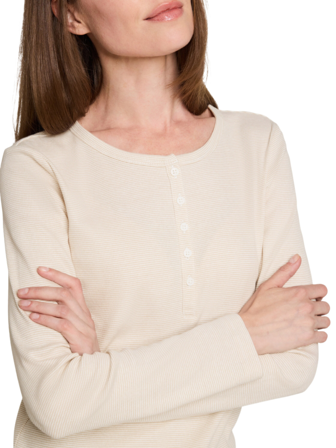 Tom Tailor Casual Langarmshirt mit Henley-Kragen bei Robert Ley