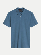 Marc O'Polo Poloshirt mit kurzarm 4295-Stormy Blue bei Robert Ley