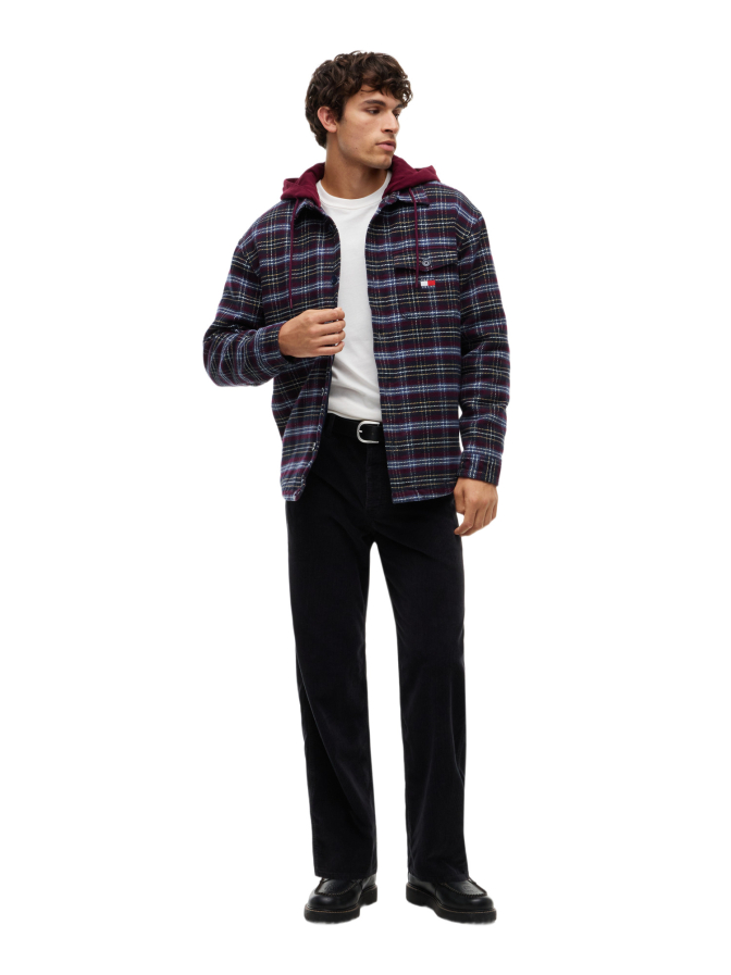 Tommy Jeans Oversized-Fit Dobby-Overshirt bei Robert Ley
