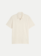 Tom Tailor Casual Polohemd  mit einem strukturierten Karomuster 10348-Gardenia White bei Robert Ley