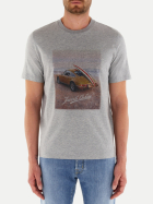 Jacob Cohen T-Shirt mit Fotoprint b499-grigiomel bei Robert Ley