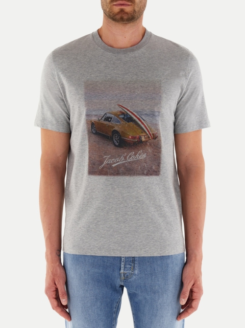 Jacob Cohen T-Shirt mit Fotoprint bei Robert Ley