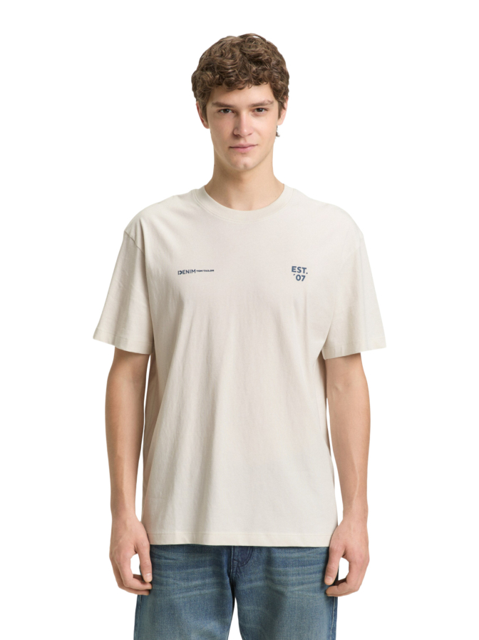 Tom Tailor Denim T-Shirt mit Rückenprint bei Robert Ley