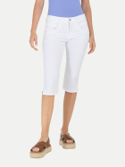 Mac Jeans Capri D010 white denim-Trousers MAC Ladie bei Robert Ley