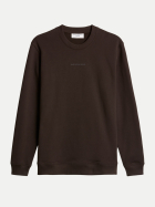 Marc O'Polo DENIM Basic Sweatshirt 1347-Chocolate Brown bei Robert Ley