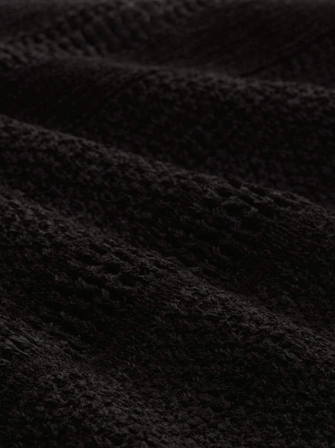 Tom Tailor Denim Strickweste mit Lochmuster bei Robert Ley