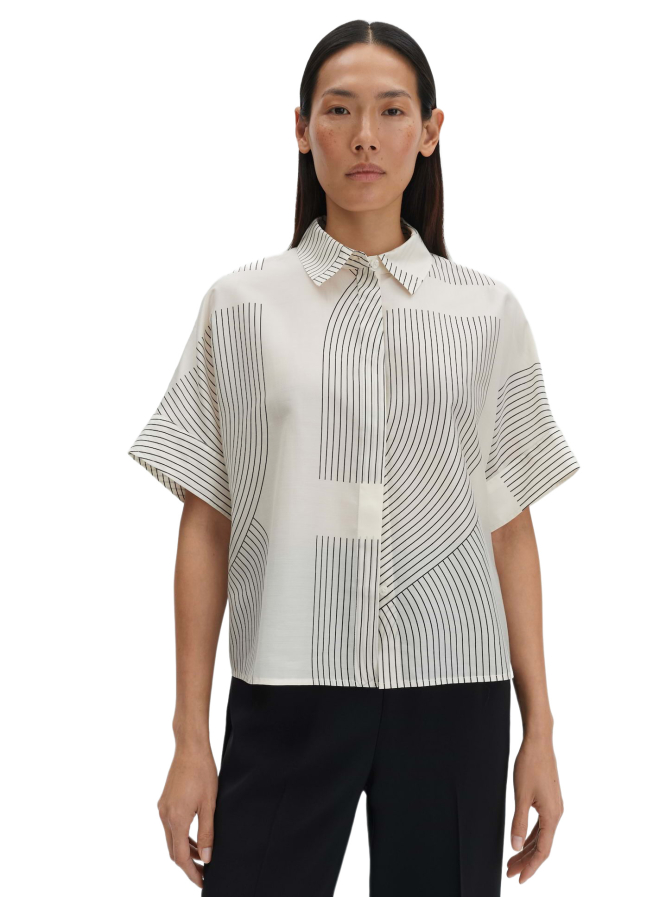 someday Boxy-Fit Bluse aus Satin Zulin bei Robert Ley