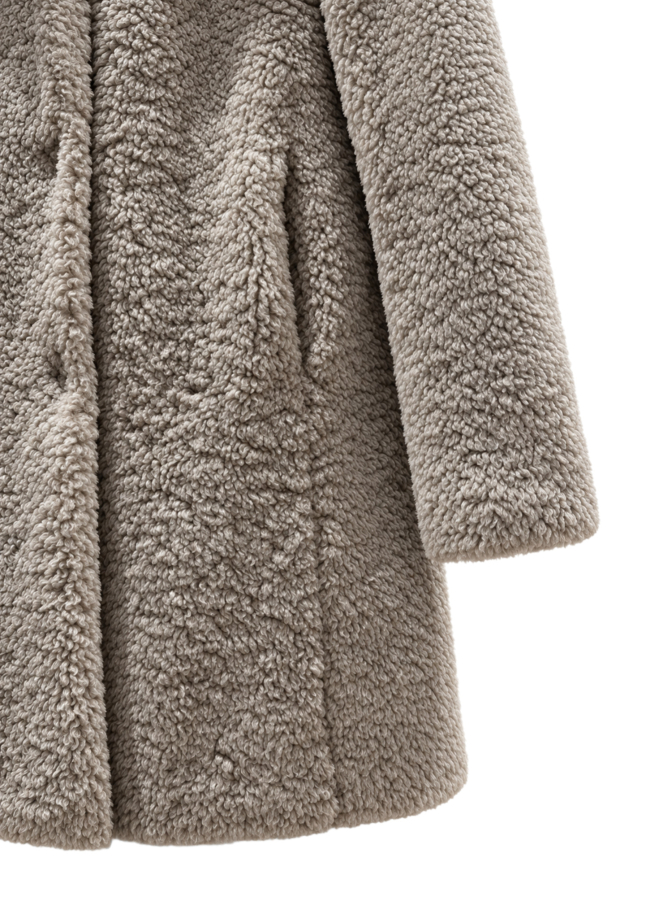 White Label Kunstfellmantel in Teddy-Optik bei Robert Ley