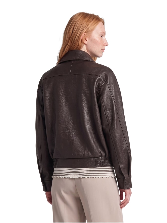 Tom Tailor Denim Jacke in Lederoptik mit Stehkragen bei Robert Ley