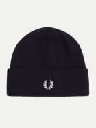 Fred Perry Beanie aus Merinowolle t05-navy/snowwhite bei Robert Ley