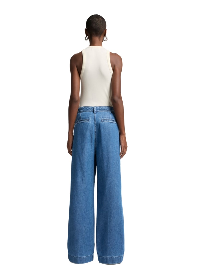 7 for all mankind Wide-Leg Jeans Pleated Trousers Hilo bei Robert Ley