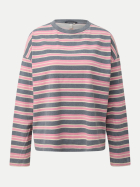 Q/S designed by Langarmshirt mit Streifenmuster 98G0-GREY/BLACK bei Robert Ley