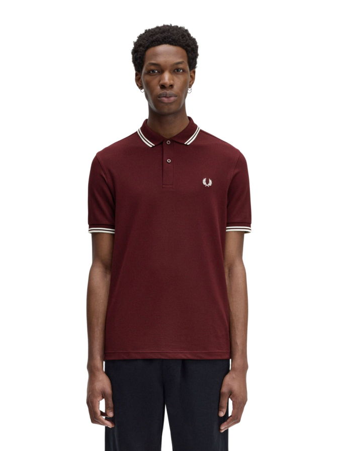 Fred Perry Poloshirt mit Doppelstreifen bei Robert Ley