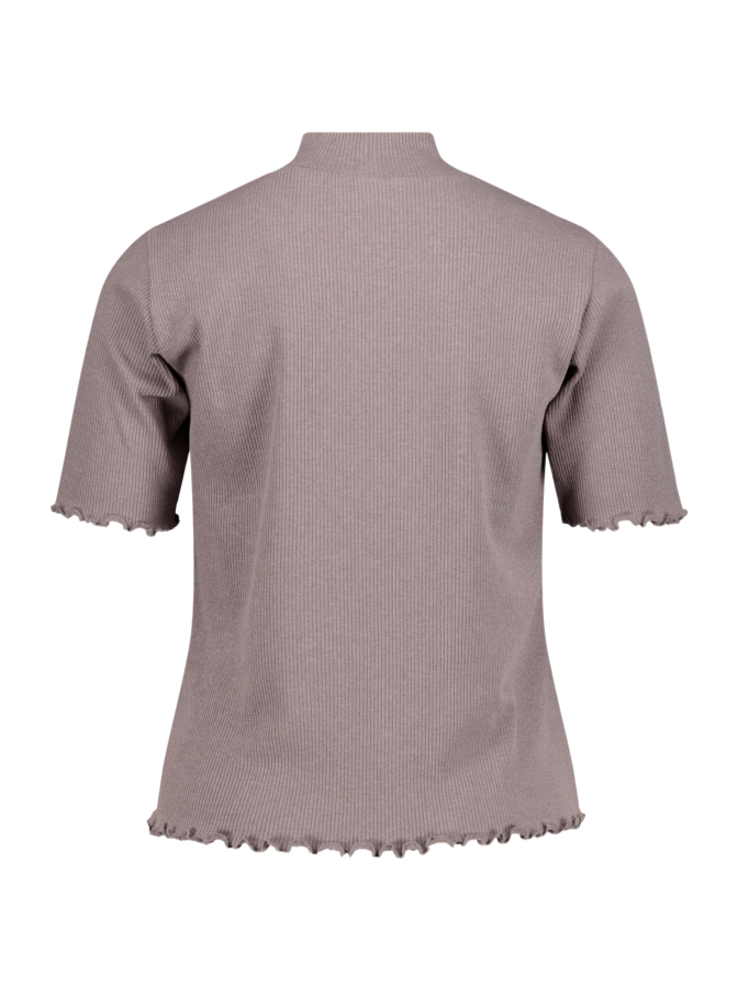 Cartoon T-Shirt mit kleinem Stehkragen bei Robert Ley