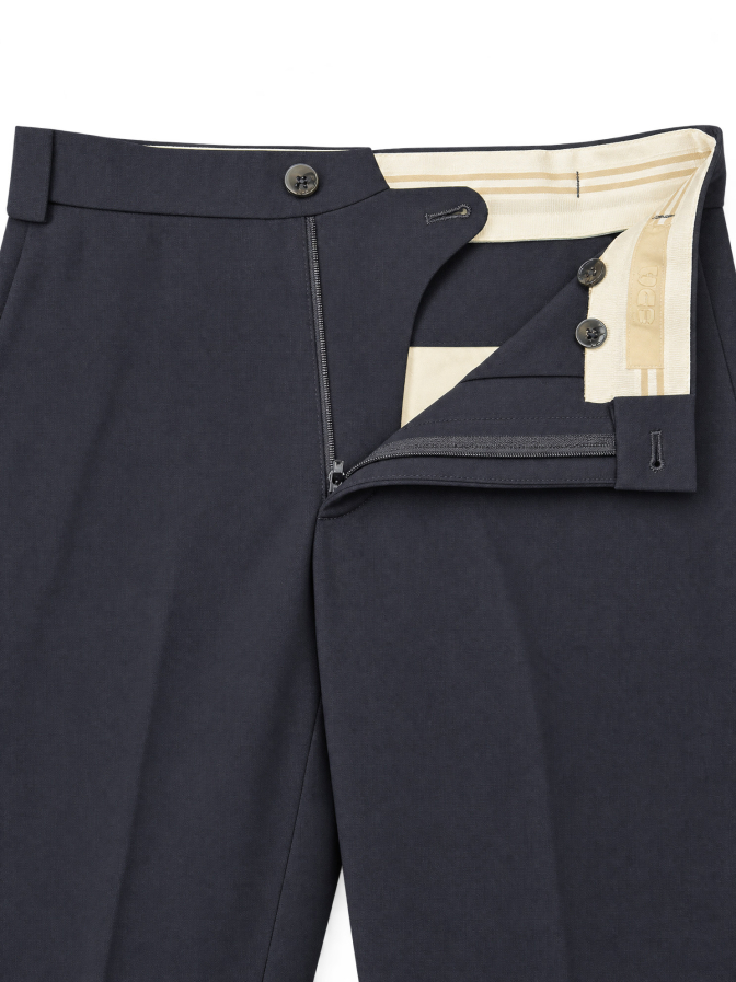 GTA Regular-Fit Jerseyhose mit Bundfalten bei Robert Ley