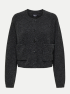 Only Strickjacke ONLPIEMONTE 179074-Dark Grey Melange bei Robert Ley