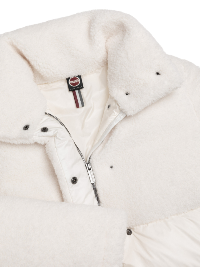 Colmar Daunenjacke mit Kunstpelz-Applikation bei Robert Ley