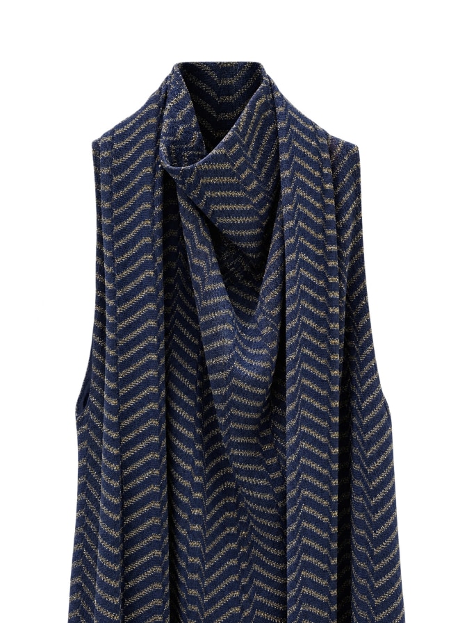 MISSONI Schal-Kleid mit Zig-Zag-Muster bei Robert Ley