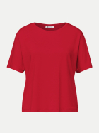 Street One Basic-T-Shirt Crista 17504-salsa red bei Robert Ley