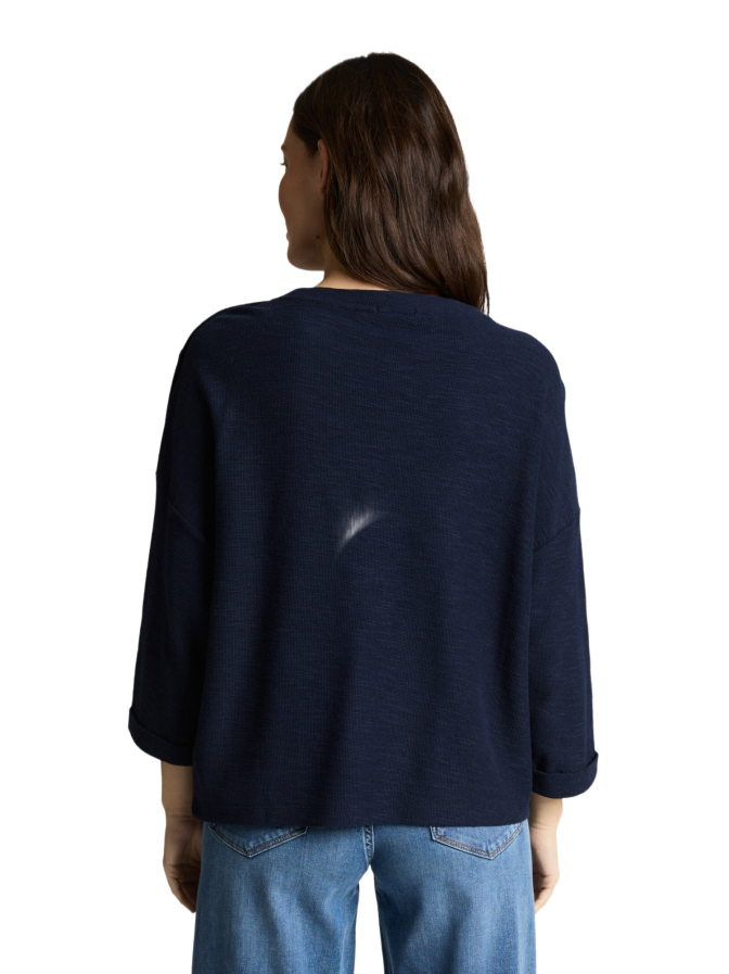 Tom Tailor Casual Langarmshirt mit Knopf-Details bei Robert Ley