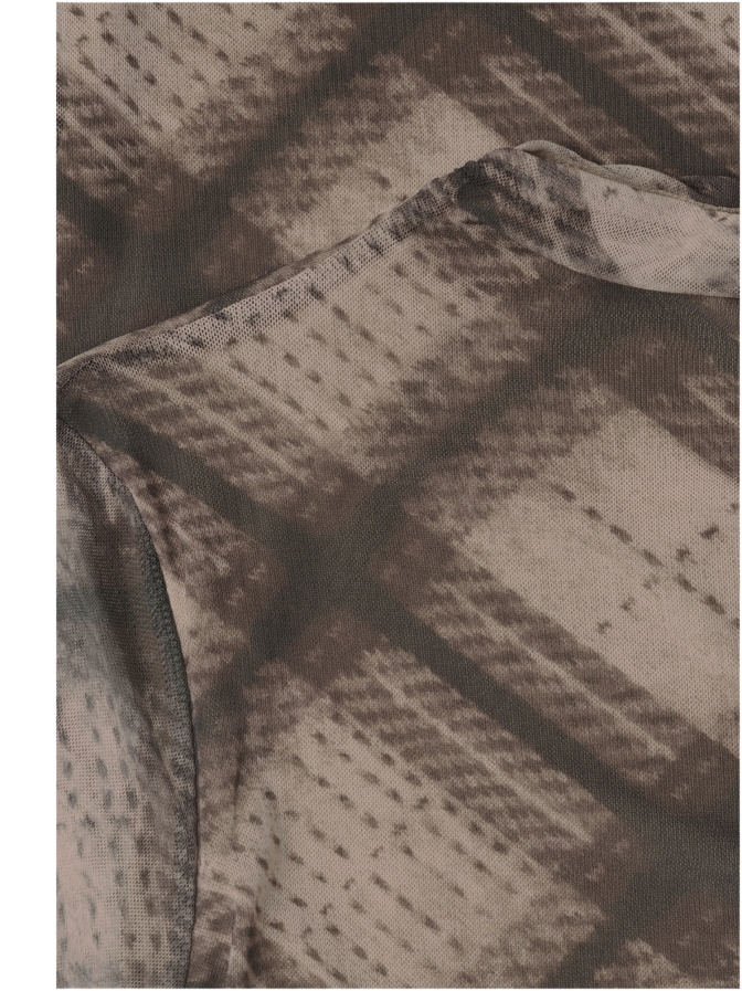 Street One Shirt aus Mesh mit gerafftem Turtle Neck bei Robert Ley