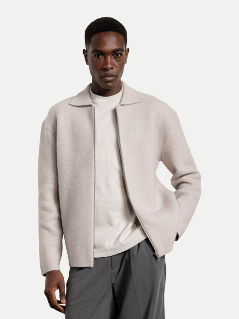 KIEFERMANN Strick-Blouson aus Alpaka-Mix bei Robert Ley