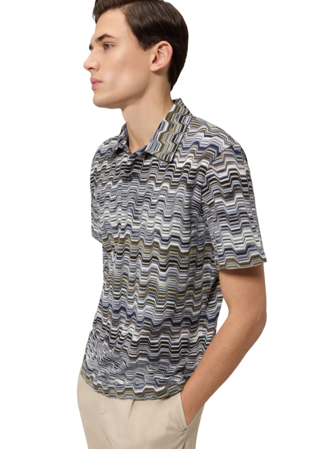 MISSONI Poloshirt im Zickzack-Muster bei Robert Ley