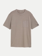 Tom Tailor Casual Basic T-Shirt 10359-Driftwood Taupe bei Robert Ley