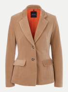 Marc Cain Taillierter Feincord-Blazer 620-tannin bei Robert Ley