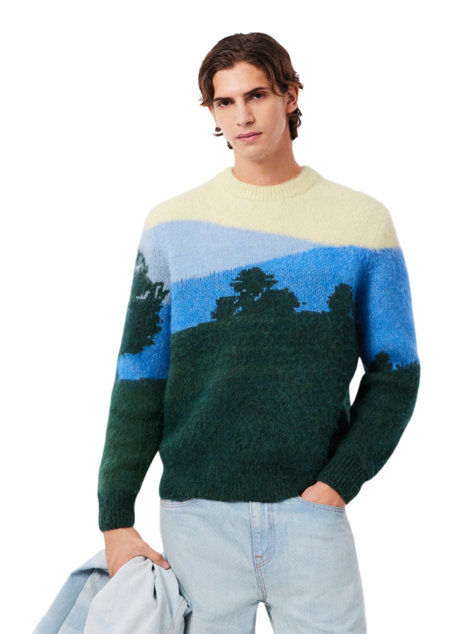 LACOSTE Strick mit Landschaftsmuster bei Robert Ley
