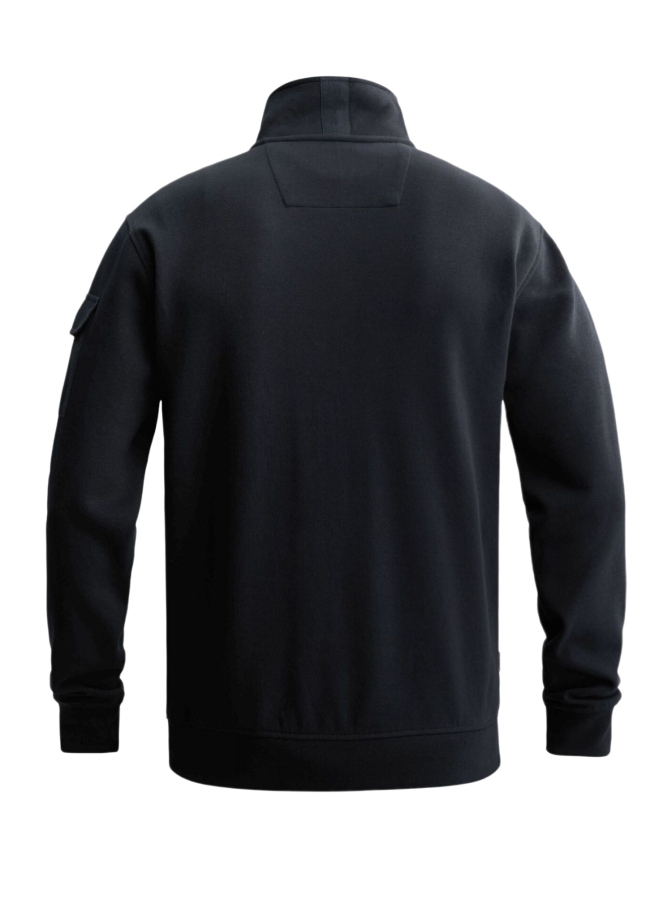 PME Legend Sweatshirt mit kurzem Frontreißverschluss bei Robert Ley