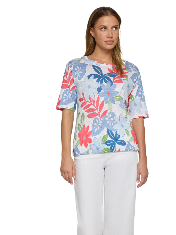 Rabe Moden T-Shirt mit floralem Allover- Print bei Robert Ley