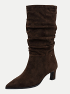 Tamaris Veloursleder-Stiefel 304-MOCCA bei Robert Ley