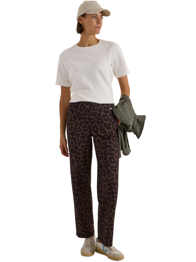 Cecil Straight-Leg Hose Neele mit Leo-Muster bei Robert Ley