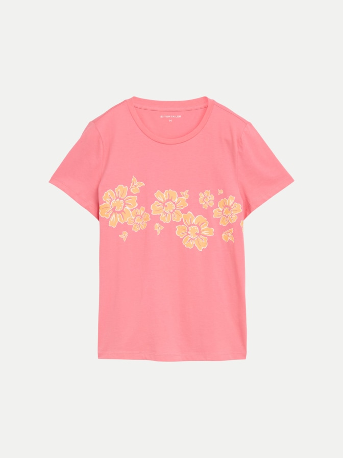 Tom Tailor Casual T-Shirt mit floralem Print bei Robert Ley