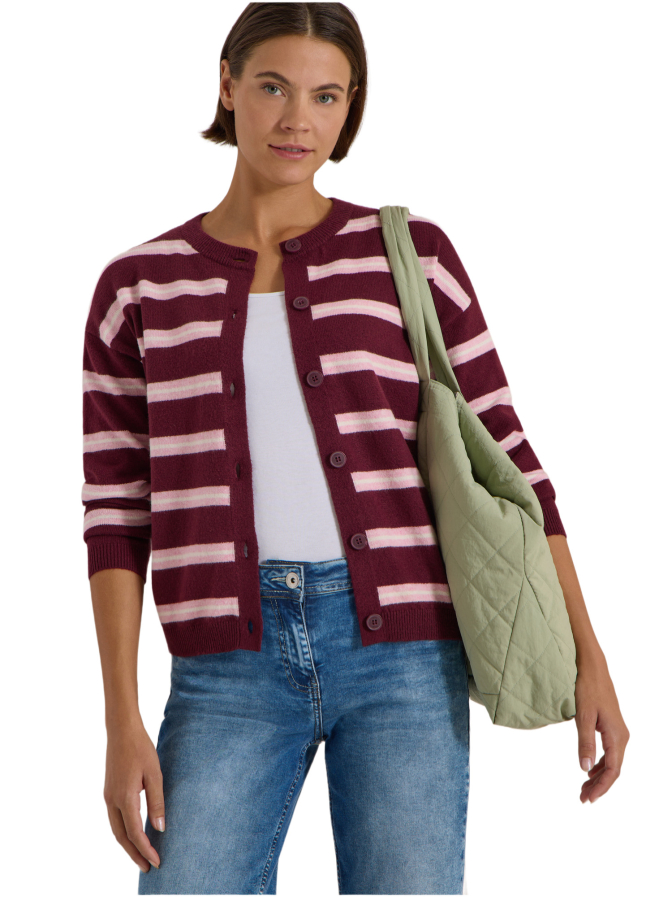 Cecil Cardigan mit Streifen bei Robert Ley