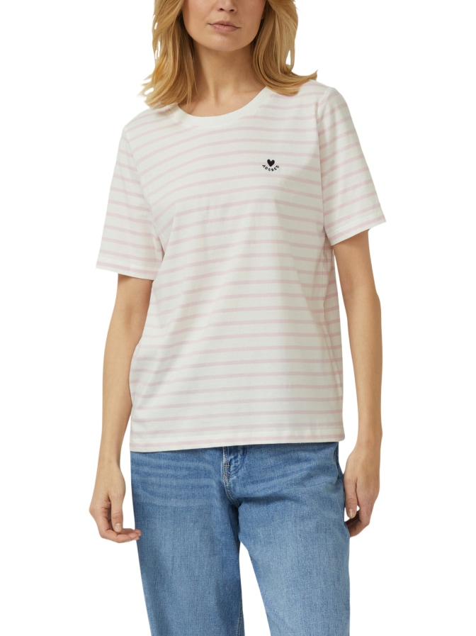 s.Oliver RED LABEL T-Shirt mit Streifenmuster bei Robert Ley