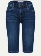 Street One Slim- Leg Bermuda Style Jane 17689-dark blue authentic wash bei Robert Ley