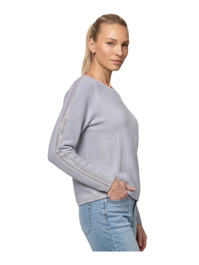 Monari Strickpullover mit Schmuckakzenten bei Robert Ley