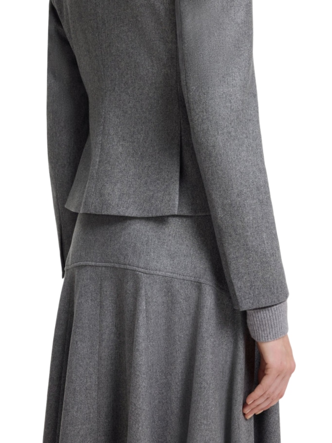 BOSS Black Slim-Fit Blazer Jia aus meliertem Flanell bei Robert Ley