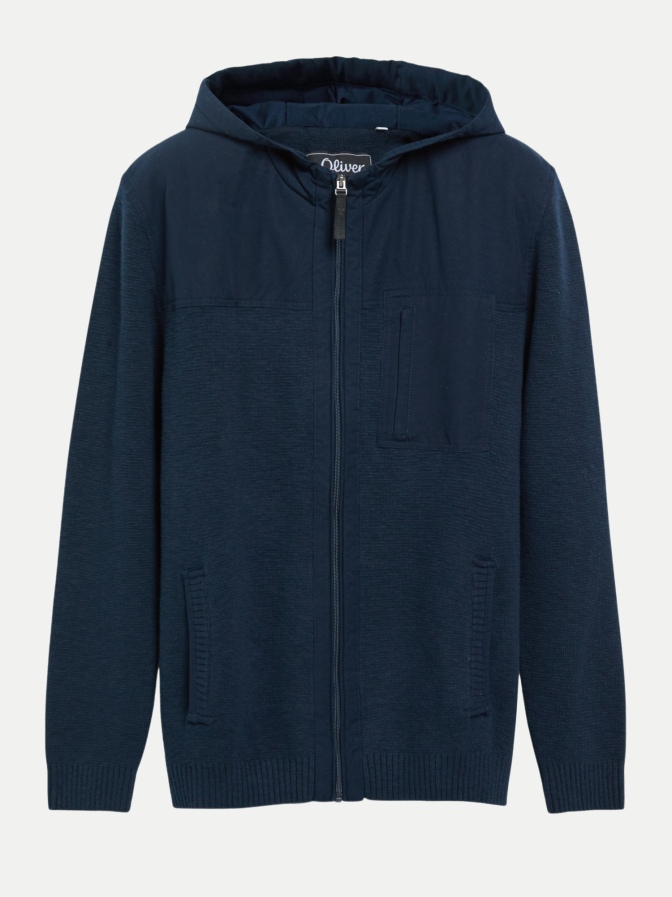 s.Oliver RED LABEL Strickjacke mit Kapuze bei Robert Ley