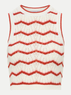 VERONICA BEARD Stricktop Jerrel W0278 offwhite/-W0278 offwhite/pinkshell/persimmon bei Robert Ley