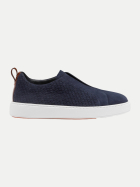 Santoni Sneaker mit Flechtmuster u60-navy bei Robert Ley