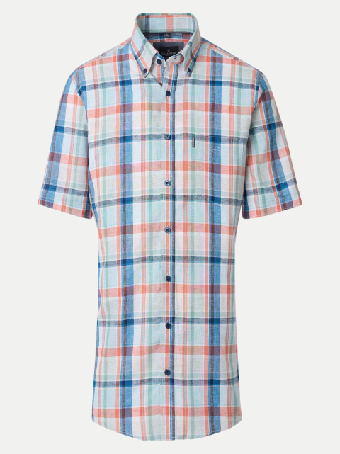 Casamoda Casual-Fit Kurzarm-Leinenhemd bei Robert Ley